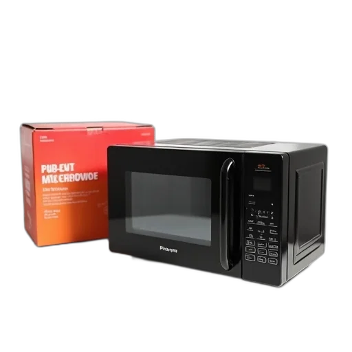 food, black, compact, microwave transparent PNG cut-out