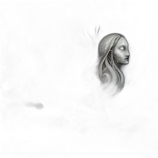 face, mask, creature, hair transparent PNG cut-out