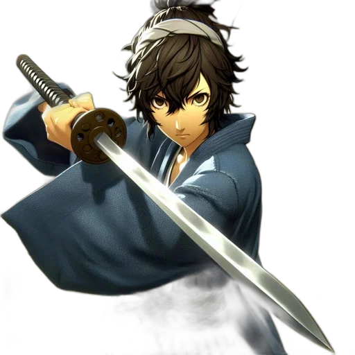 sword, weapon, staff, anime transparent PNG cut-out