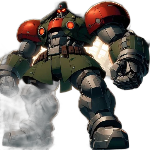 robot, weapon, concept art, 3d render transparent PNG cut-out
