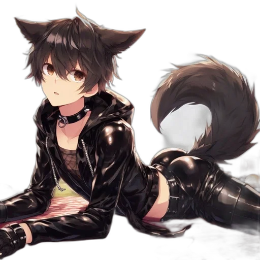animal, creature, staff, jacket transparent PNG cut-out