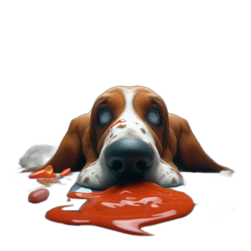 food, animal, face, photorealistic transparent PNG cut-out
