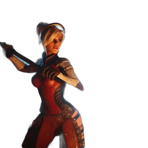 weapon, staff, robot, jacket transparent PNG cut-out