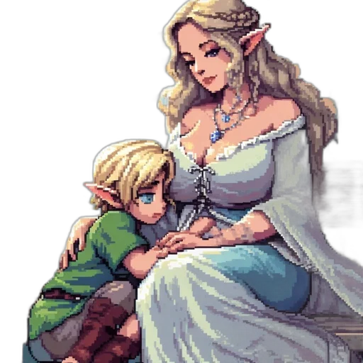 dress, pixel art, fantasy art, concept art transparent PNG cut-out