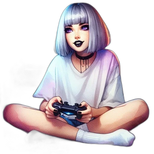 face, weapon, pixel art, concept art transparent PNG cut-out