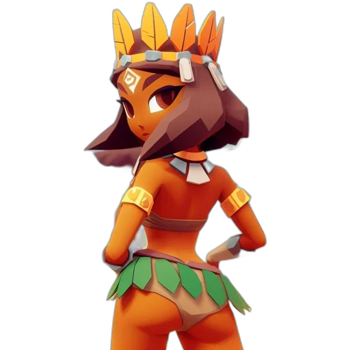 crown, staff, mask, robot transparent PNG cut-out