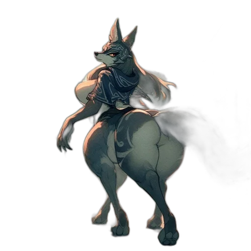animal, dress, creature, staff transparent PNG cut-out