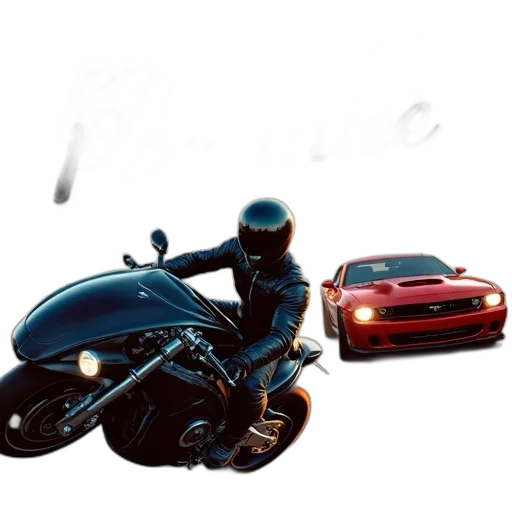 car, weapon, 3d render, concept art transparent PNG cut-out
