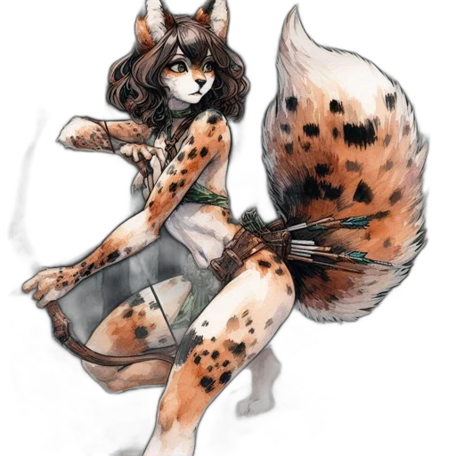 staff, animal, dress, creature transparent PNG cut-out