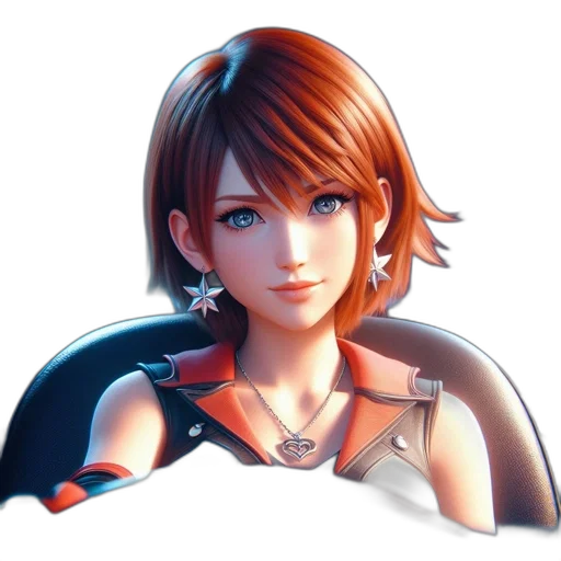 face, weapon, 3d render, concept art transparent PNG cut-out