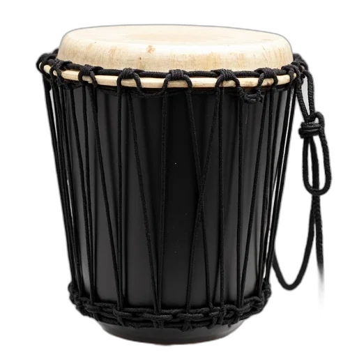 traditional, african, drum, black transparent PNG cut-out