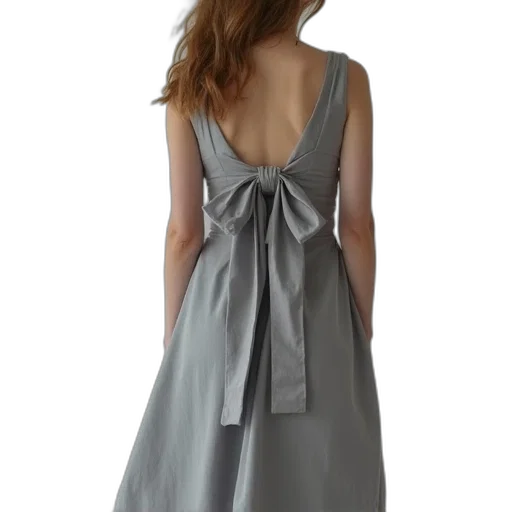 dress, photorealistic, 3d render, monochrome transparent PNG cut-out