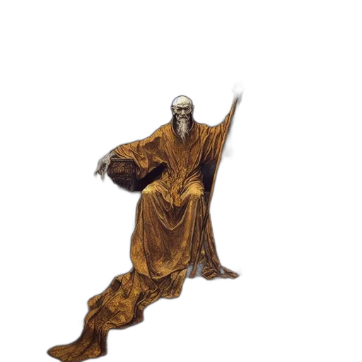 staff, dress, creature, sword transparent PNG cut-out