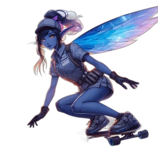concept art, fantasy art, comic book art, pixel art transparent PNG cut-out