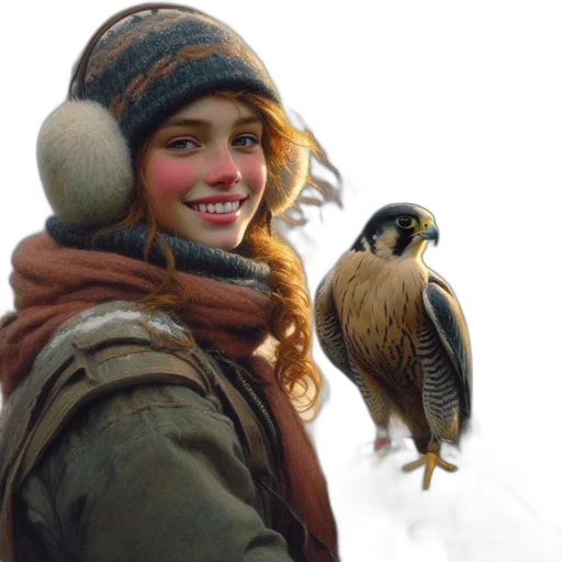 animal, hat, creature, jacket transparent PNG cut-out