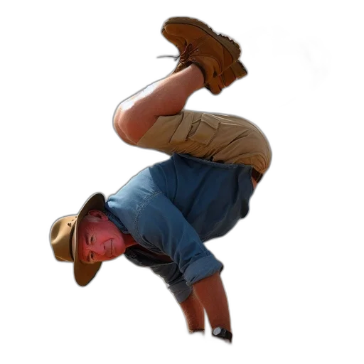 hat, staff, shoes, animal transparent PNG cut-out