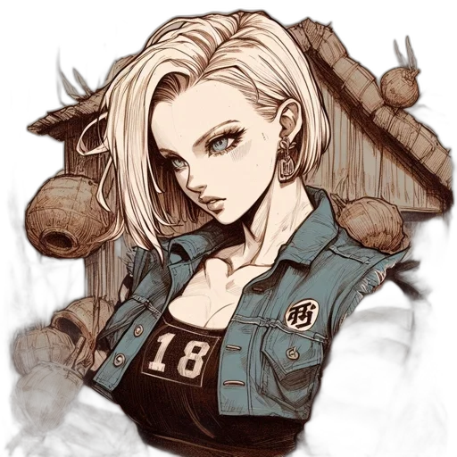 jacket, face, dragon, weapon transparent PNG cut-out