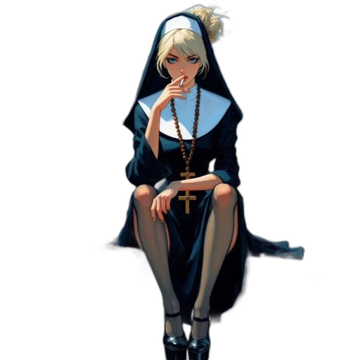 staff, dress, concept art, pixel art transparent PNG cut-out