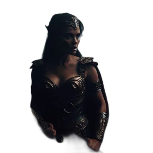 dress, jewelry, mask, weapon transparent PNG cut-out