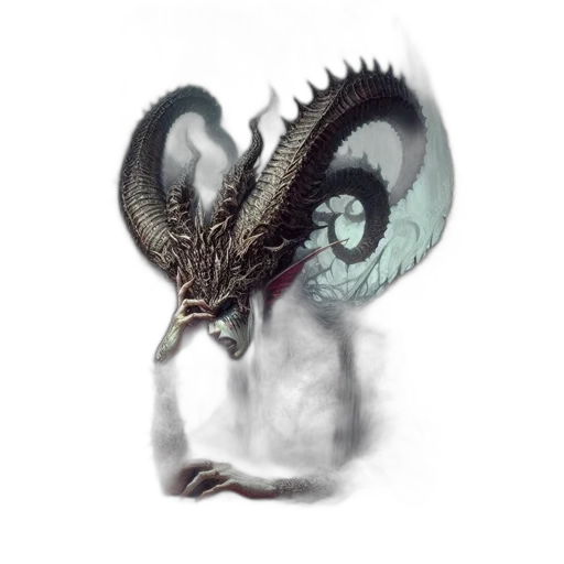 dragon, creature, staff, animal transparent PNG cut-out