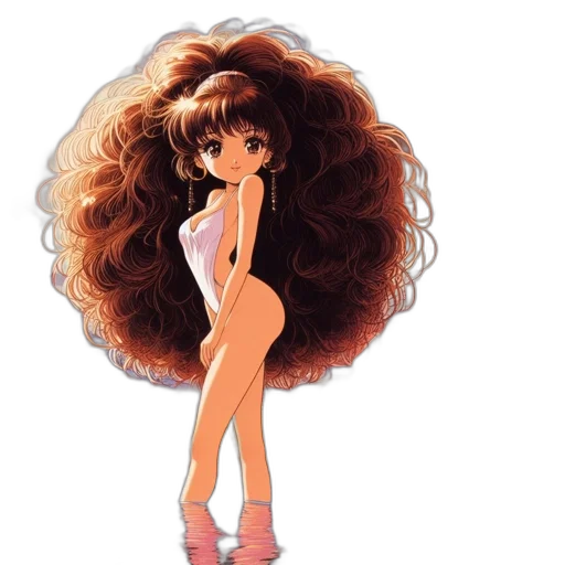 hair, dress, cartoon, anime transparent PNG cut-out