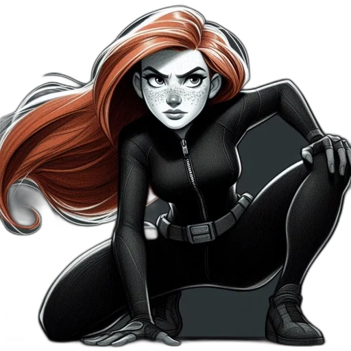 comic book art, concept art, cartoon, fantasy art transparent PNG cut-out