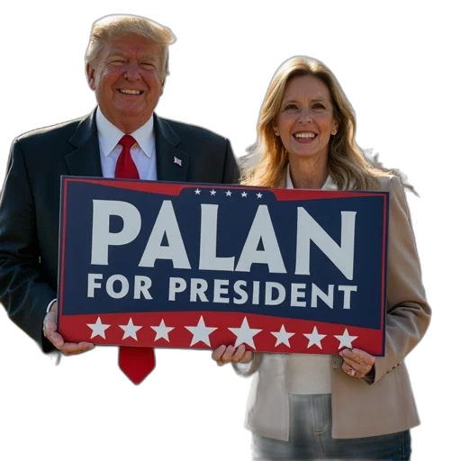 mccain, pali, president, bumper transparent PNG cut-out