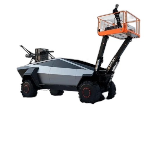 robot, weapon, car, 3d render transparent PNG cut-out