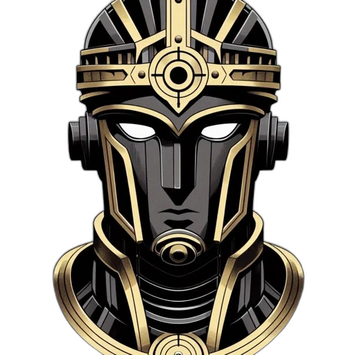 mask, robot, jewelry, face transparent PNG cut-out