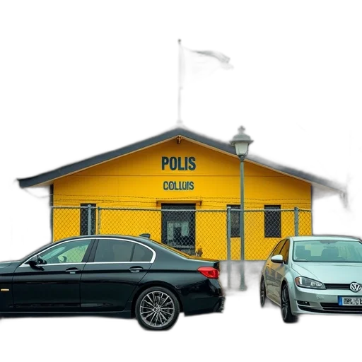 car, building, photorealistic, 3d render transparent PNG cut-out