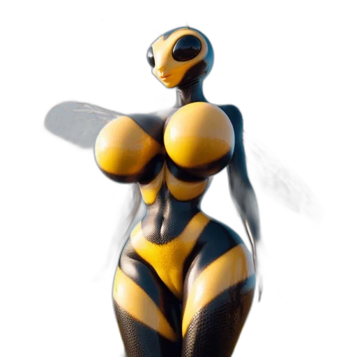 robot, dress, concept art, 3d render transparent PNG cut-out