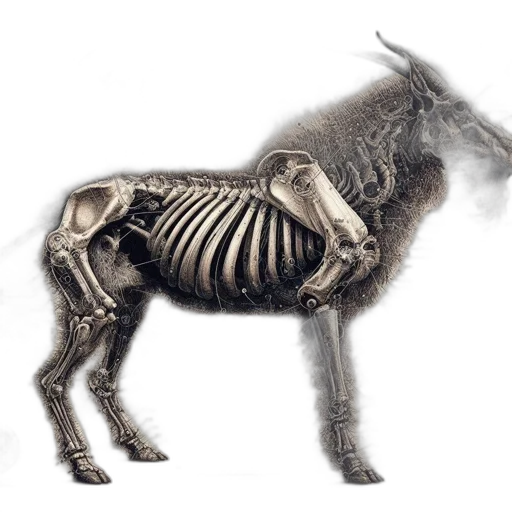 animal, creature, dragon, robot transparent PNG cut-out