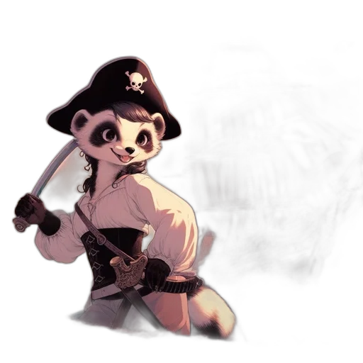 weapon, staff, creature, hat transparent PNG cut-out