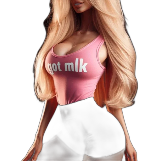 dress, cartoon, concept art, 3d render transparent PNG cut-out