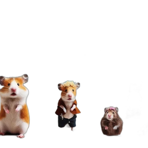 animal, 3d render, concept art, quirky transparent PNG cut-out