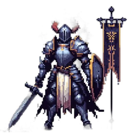 sword, weapon, staff, pixel art transparent PNG cut-out