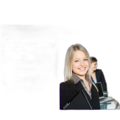 staff, jacket, face, hair transparent PNG cut-out