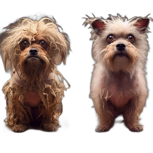 hair, animal, photorealistic, concept art transparent PNG cut-out