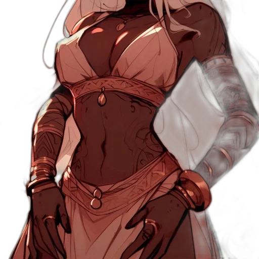dress, staff, mask, crown transparent PNG cut-out