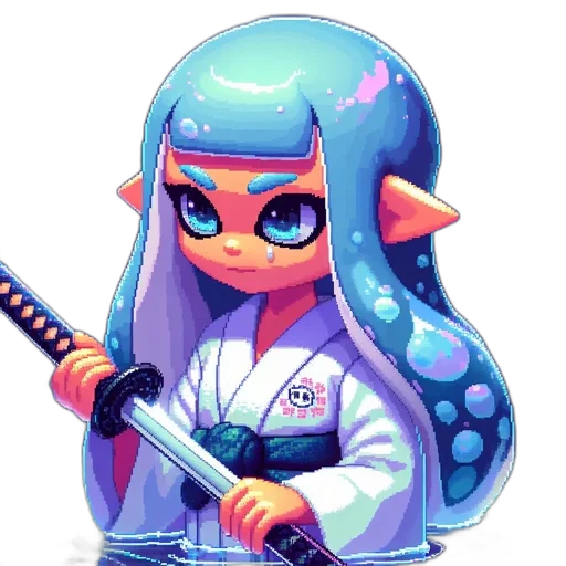 staff, weapon, sword, pixel art transparent PNG cut-out