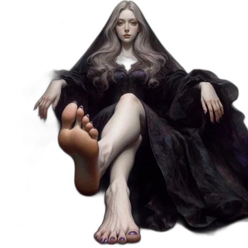 shoes, dress, creature, concept art transparent PNG cut-out