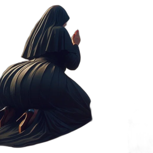 dress, hair, crown, creature transparent PNG cut-out