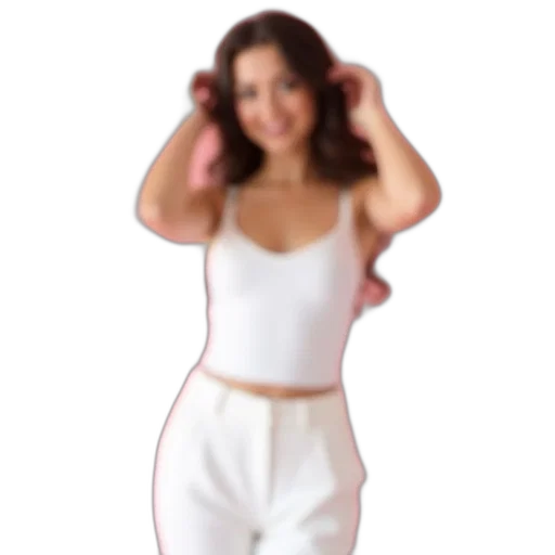 dress, jacket, staff, hair transparent PNG cut-out