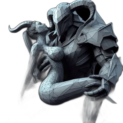 dragon, creature, mask, robot transparent PNG cut-out