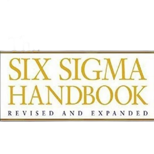 six, sigma, handbook, complete transparent PNG cut-out