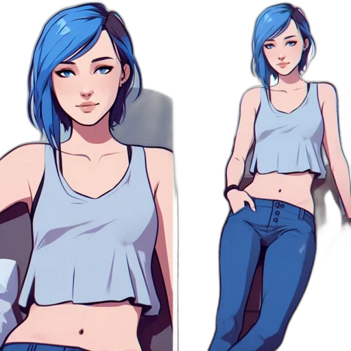 concept art, anime, comic book art, cartoon transparent PNG cut-out
