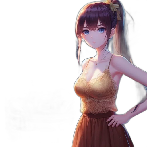dress, crown, face, robot transparent PNG cut-out