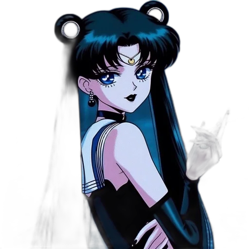 dress, staff, anime, vaporwave transparent PNG cut-out