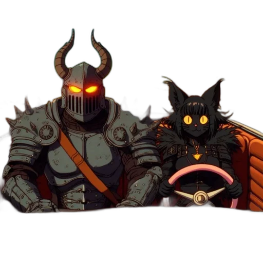 mask, staff, crown, robot transparent PNG cut-out