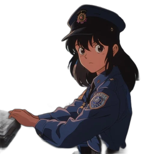 weapon, staff, hat, jacket transparent PNG cut-out